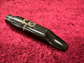 Used Saxquest Hoss 110 Hard Rubber Mouthpiece for Bari Sax